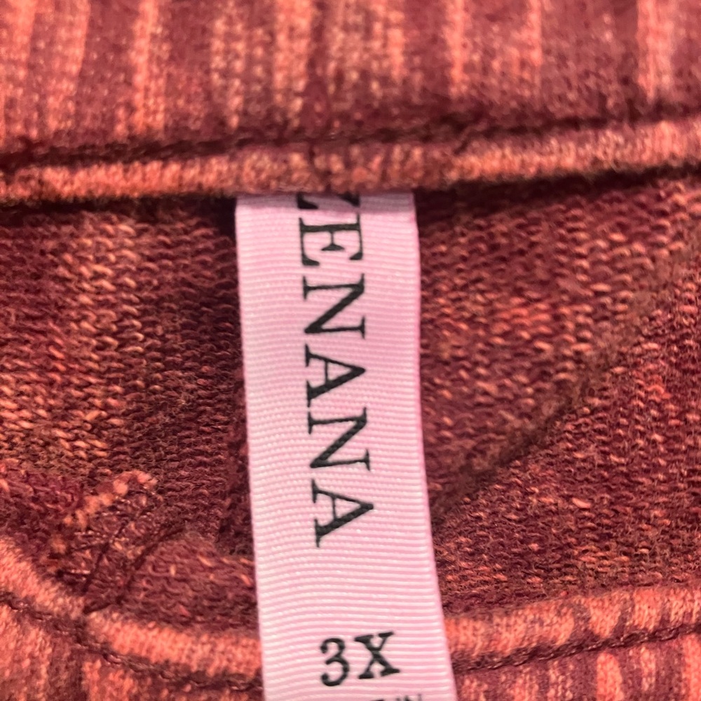 Zenana French Rose Mineral Wash Wide-Leg Pull-On Pants Size 3X - Picture 10 of 10